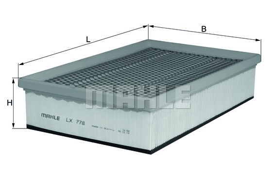 Luftfilter Knecht LX 778 KNECHT