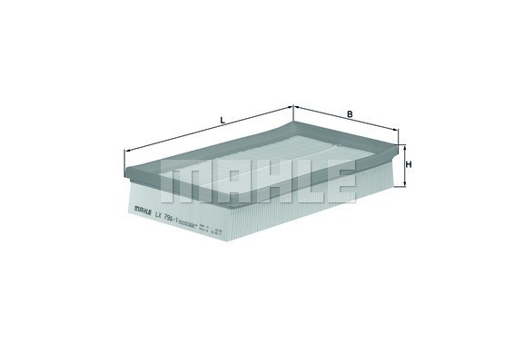 Luftfilter Knecht LX 798/1 KNECHT