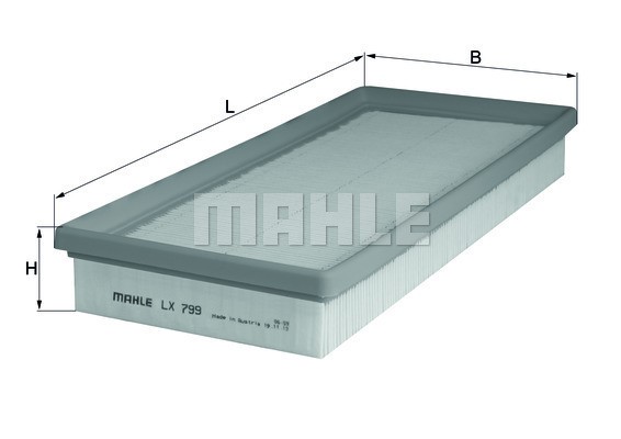 Luftfilter Knecht LX 799 KNECHT