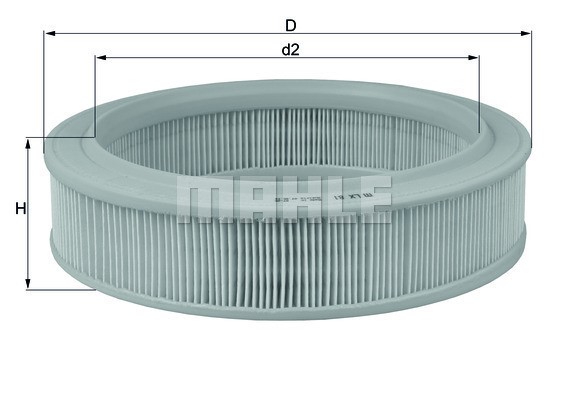 Luftfilter Knecht LX 81 KNECHT