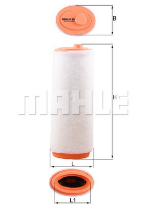 Luftfilter Knecht LX 823 KNECHT