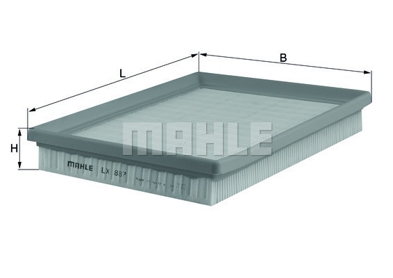 Luftfilter Knecht LX 887 KNECHT