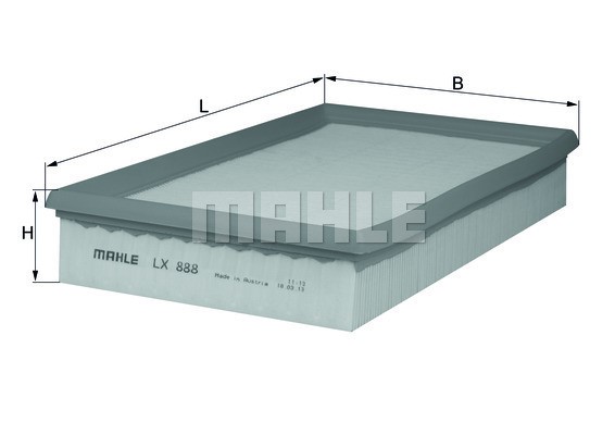Luftfilter Knecht LX 888 KNECHT