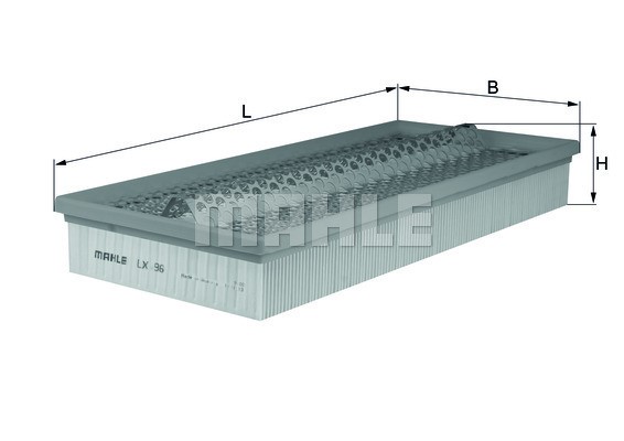 Luftfilter Knecht LX 96 KNECHT