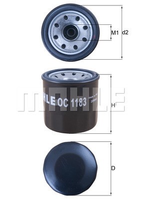 Oljefilter Knecht OC 1183 KNECHT