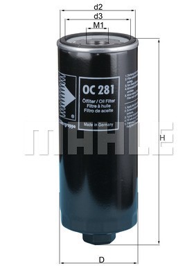 Oljefilter Knecht OC 281 KNECHT