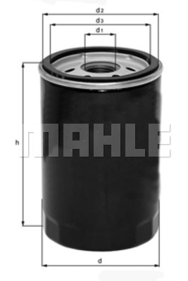 Oljefilter Knecht OC 323 KNECHT