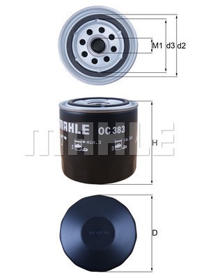Oljefilter Knecht OC 383 KNECHT