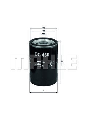Oljefilter Knecht OC 460 KNECHT