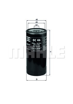 Oljefilter Knecht OC 46 KNECHT