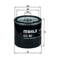 Oljefilter MAHLE MAHLE
