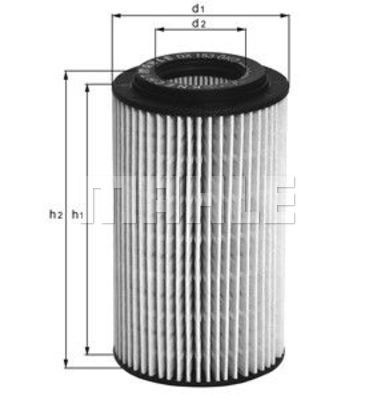 Oljefilter Knecht OX 153D4 KNECHT