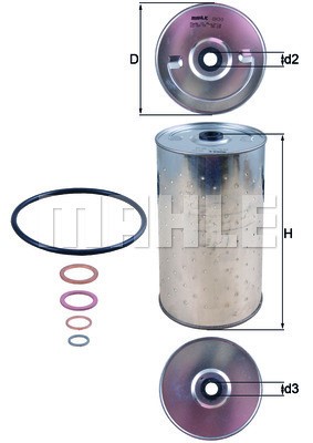 Oljefilter Knecht OX 30D KNECHT