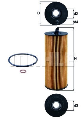 Oljefilter KNECHT Oljefilter KNECHT