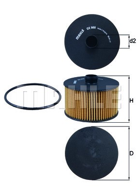 Oljefilter Knecht OX 968D KNECHT