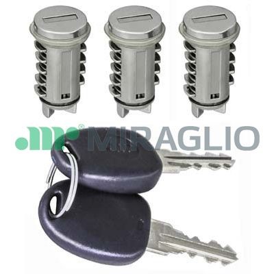 Låscylinder Miraglio 80/1212 MIRAGLIO
