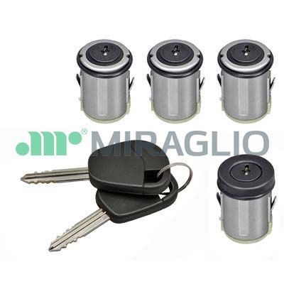 Låscylindersats, Bak Miraglio 80/1221 MIRAGLIO Låscylindersats, Bak Miraglio 80/1221 MIRAGLIO