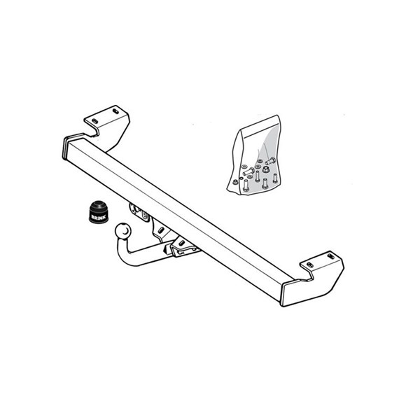 Dragkrok, fast Brink 214300 BRINK