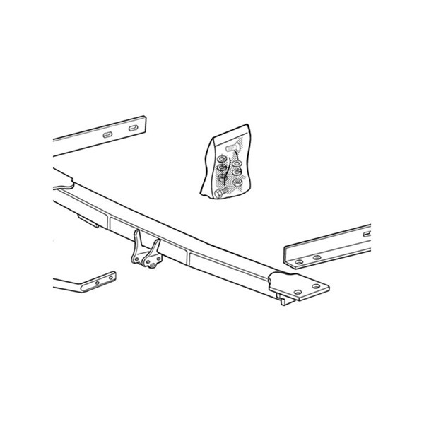 Dragkrok, fast Brink 244200 BRINK