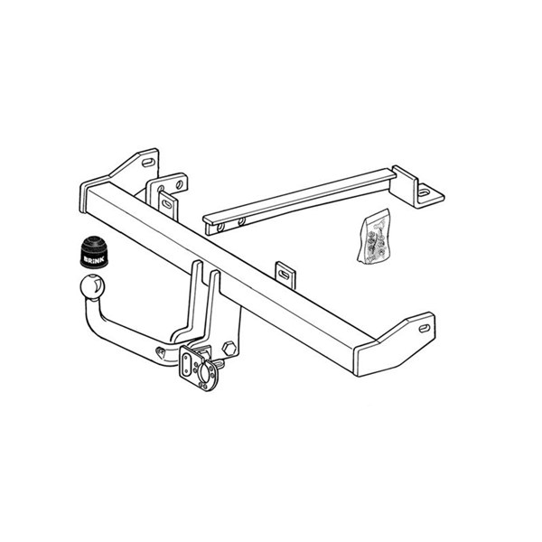 Dragkrok, fast Brink 248800 BRINK