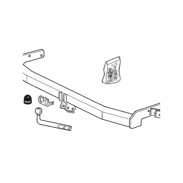 Dragkrok, fast Brink 270300 BRINK