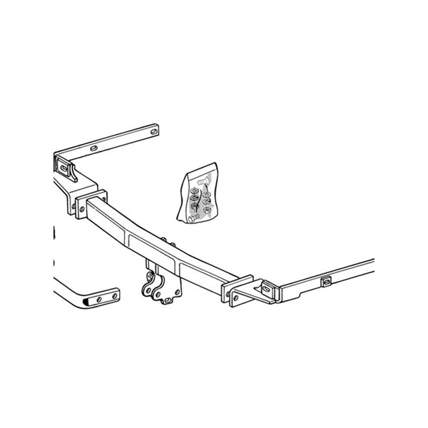 Dragkrok, fast Brink 278600 BRINK