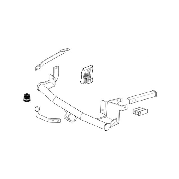 Dragkrok, fast Brink 316600 BRINK
