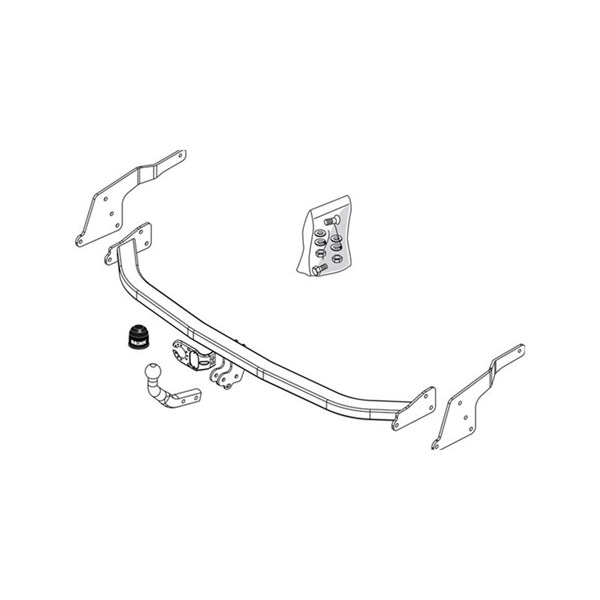 Dragkrok, fast Brink 327400 BRINK