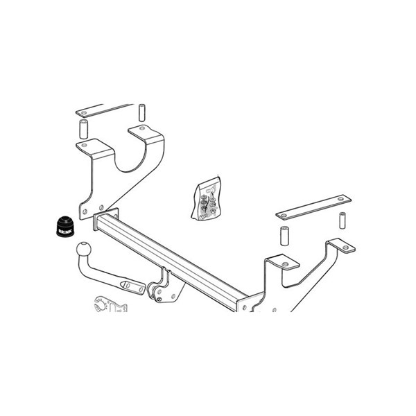 Dragkrok, fast Brink 351600 BRINK