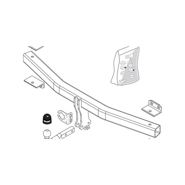 Dragkrok, fast Brink 359000 BRINK Dragkrok, fast Brink 359000 BRINK