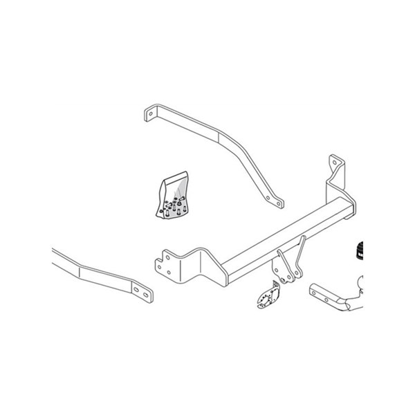 Dragkrok, fast Brink 365600 BRINK