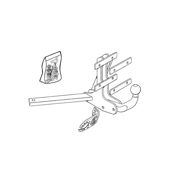 Dragkrok, fast Brink 377300 BRINK Dragkrok, fast Brink 377300 BRINK