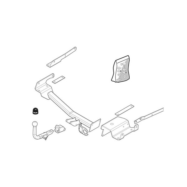 Dragkrok, Avtagbar Brink 378500 BRINK
