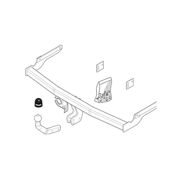 Dragkrok, fast Brink 380200 BRINK