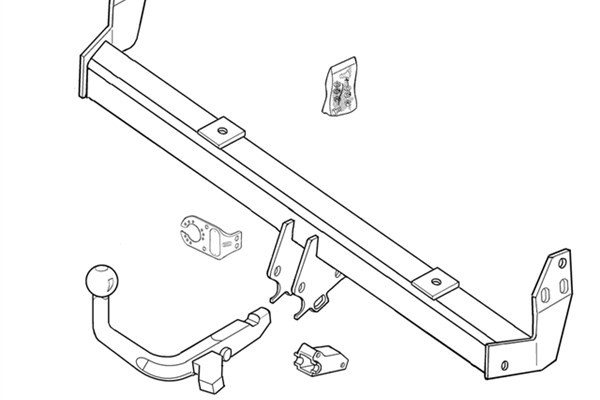 Dragkrok, Avtagbar Brink 382300 BRINK