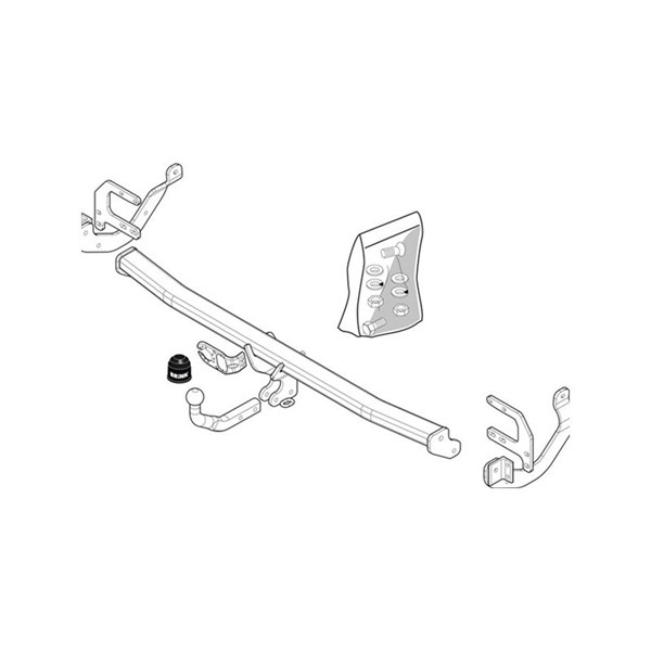 Dragkrok, fast Brink 401500 BRINK