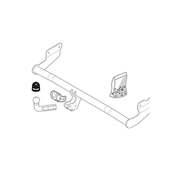 Dragkrok, fast Brink 402000 BRINK