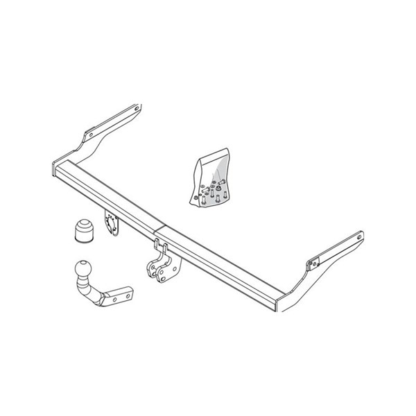Dragkrok, fast Brink 406900 BRINK