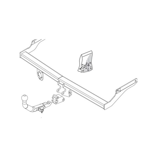 Dragkrok, Avtagbar Brink 407000 BRINK
