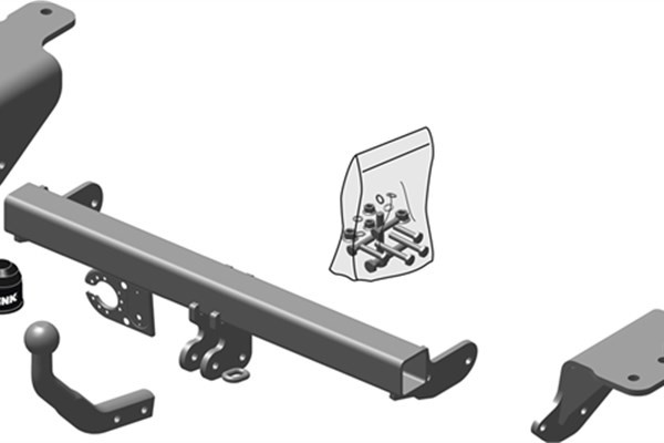 Dragkrok, fast Brink 413300 BRINK