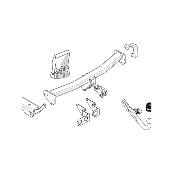 Dragkrok, Avtagbar Brink 424800 BRINK