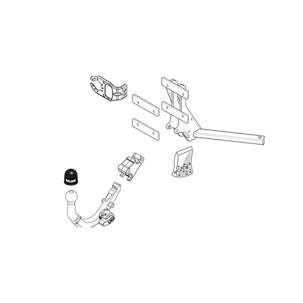 Dragkrok, Avtagbar Brink 427500 BRINK