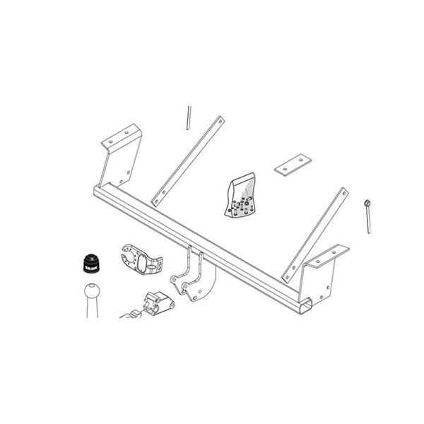 Dragkrok, Avtagbar Brink 432300 BRINK
