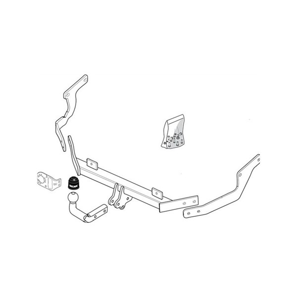 Dragkrok, fast Brink 434600 BRINK