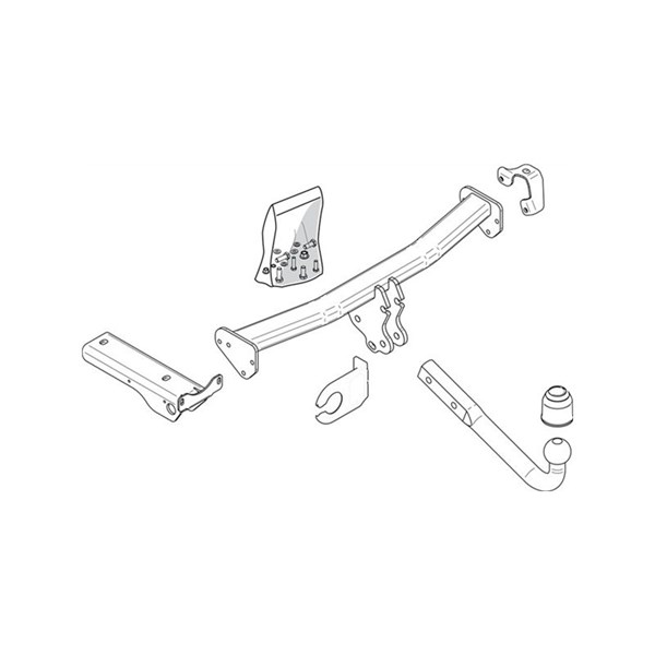 Dragkrok, fast Brink 435700 BRINK
