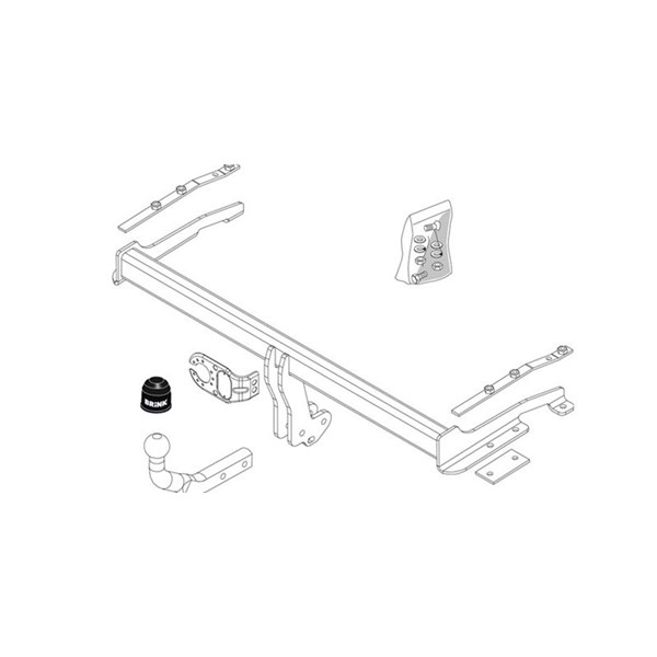 Dragkrok, fast Brink 442800 BRINK