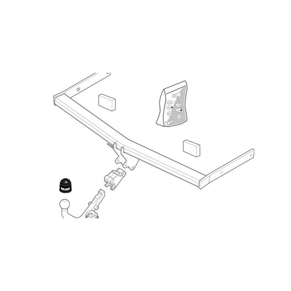 Dragkrok, Avtagbar Brink 446700 BRINK