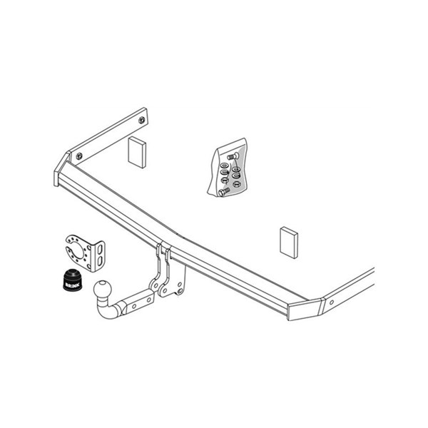 Dragkrok, fast Brink 450500 BRINK