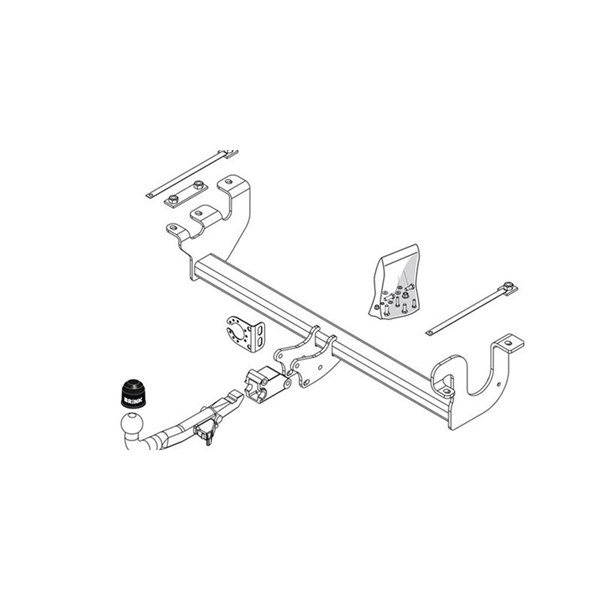 Dragkrok, Avtagbar Brink 455900 BRINK Dragkrok, Avtagbar Brink 455900 BRINK