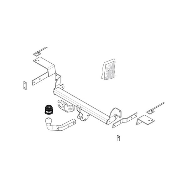 Dragkrok, fast Brink 494200 BRINK